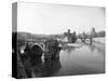 Tiber River in Rome-Bettmann-Stretched Canvas