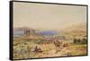 Tiberias on the Sea of Galilee, C.1850-Samuel Bough-Framed Stretched Canvas