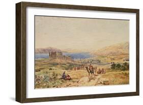 Tiberias on the Sea of Galilee, C.1850-Samuel Bough-Framed Giclee Print