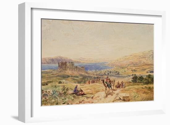 Tiberias on the Sea of Galilee, C.1850-Samuel Bough-Framed Giclee Print