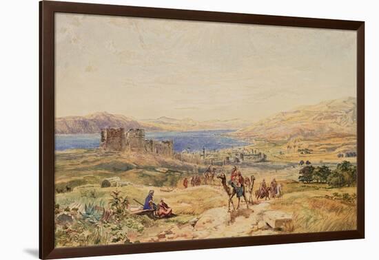 Tiberias on the Sea of Galilee, C.1850-Samuel Bough-Framed Giclee Print