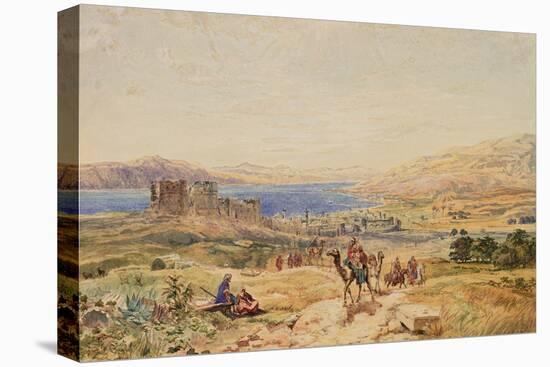 Tiberias on the Sea of Galilee, C.1850-Samuel Bough-Stretched Canvas