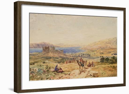 Tiberias on the Sea of Galilee, C.1850-Samuel Bough-Framed Giclee Print