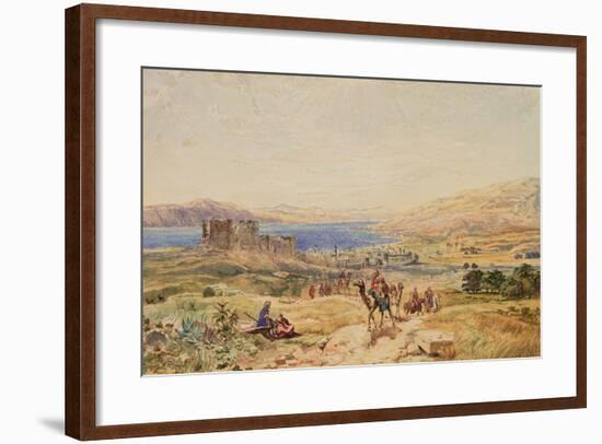 Tiberias on the Sea of Galilee, C.1850-Samuel Bough-Framed Giclee Print