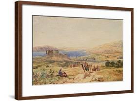 Tiberias on the Sea of Galilee, C.1850-Samuel Bough-Framed Giclee Print