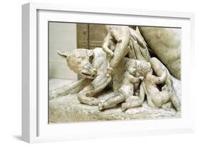 Tiberinus, Roman God of the River Tiber, 1st Century Ad-null-Framed Photographic Print