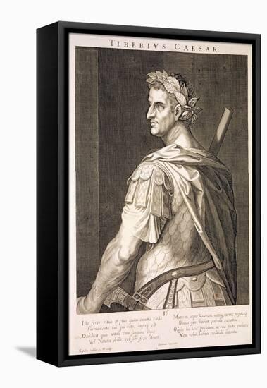 Tiberius Caesar Emperor of Rome 14-37 AD-Titian (Tiziano Vecelli)-Framed Stretched Canvas