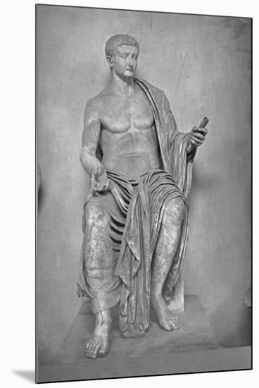 Tiberius Wearing Overlapping Robe-null-Mounted Photographic Print