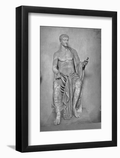 Tiberius Wearing Overlapping Robe-null-Framed Photographic Print
