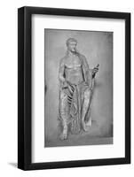 Tiberius Wearing Overlapping Robe-null-Framed Photographic Print