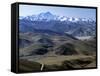 Tibet Landscape Looking Towards Nepal-Gavin Hellier-Framed Stretched Canvas