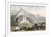 Tibet Lhasa Potala Palace-Thomas Allom-Framed Art Print