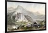 Tibet Lhasa Potala Palace-Thomas Allom-Framed Art Print