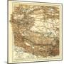 Tibet - Panoramic Map-Lantern Press-Mounted Art Print