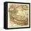 Tibet - Panoramic Map-Lantern Press-Framed Stretched Canvas