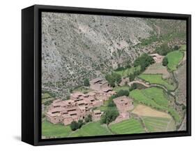 Tibetan Arable Farmers Villages, Qamdo, Tibet, China-Occidor Ltd-Framed Stretched Canvas