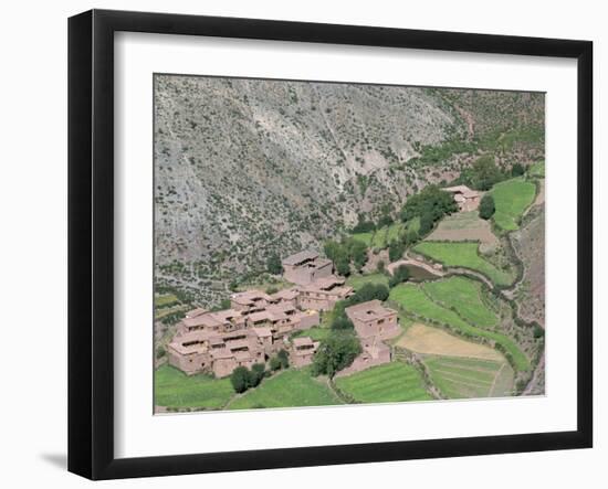 Tibetan Arable Farmers Villages, Qamdo, Tibet, China-Occidor Ltd-Framed Premium Photographic Print