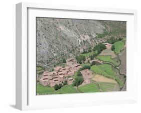 Tibetan Arable Farmers Villages, Qamdo, Tibet, China-Occidor Ltd-Framed Photographic Print