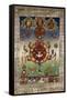 Tibetan Bloodletting Chart-null-Framed Stretched Canvas