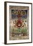 Tibetan Bloodletting Chart-null-Framed Art Print