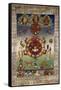 Tibetan Bloodletting Chart-null-Framed Stretched Canvas