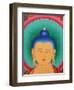 Tibetan Buddha Tanka-Fred de Noyelle-Framed Premium Photographic Print