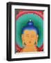 Tibetan Buddha Tanka-Fred de Noyelle-Framed Premium Photographic Print