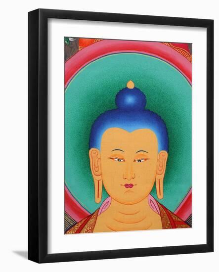 Tibetan Buddha Tanka-Fred de Noyelle-Framed Photographic Print