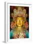 Tibetan Buddhism (Tantric B., Vajrayana, Gelugpa): Top of 15M Statue of Maitreya Buddha (Aka.…-null-Framed Giclee Print