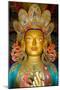 Tibetan Buddhism (Tantric B., Vajrayana, Gelugpa): Top of 15M Statue of Maitreya Buddha (Aka.…-null-Mounted Giclee Print
