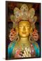 Tibetan Buddhism (Tantric B., Vajrayana, Gelugpa): Top of 15M Statue of Maitreya Buddha (Aka.…-null-Framed Giclee Print