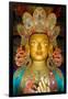 Tibetan Buddhism (Tantric B., Vajrayana, Gelugpa): Top of 15M Statue of Maitreya Buddha (Aka.…-null-Framed Giclee Print