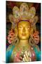 Tibetan Buddhism (Tantric B., Vajrayana, Gelugpa): Top of 15M Statue of Maitreya Buddha (Aka.…-null-Mounted Giclee Print