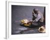 Tibetan Buddhist Pilgrim Reading Texts and Holding Prayer Wheel, Lhasa, China-Alison Wright-Framed Photographic Print