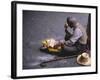 Tibetan Buddhist Pilgrim Reading Texts and Holding Prayer Wheel, Lhasa, China-Alison Wright-Framed Photographic Print