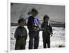 Tibetan Children-Michael Brown-Framed Premium Photographic Print