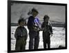 Tibetan Children-Michael Brown-Framed Premium Photographic Print