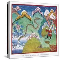 Tibetan Dragon-null-Stretched Canvas