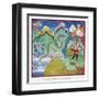 Tibetan Dragon-null-Framed Art Print