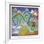 Tibetan Dragon-null-Framed Art Print