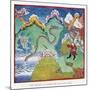Tibetan Dragon-null-Mounted Art Print
