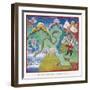 Tibetan Dragon-null-Framed Art Print