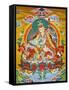 Tibetan Embroidered Scroll-null-Framed Stretched Canvas