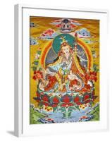 Tibetan Embroidered Scroll-null-Framed Photographic Print