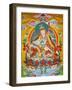 Tibetan Embroidered Scroll-null-Framed Photographic Print