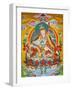 Tibetan Embroidered Scroll-null-Framed Photographic Print
