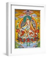 Tibetan Embroidered Scroll-null-Framed Photographic Print