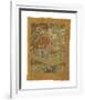 Tibetan Fragment, with Dragon-Oriental School -Framed Premium Giclee Print