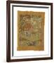 Tibetan Fragment, with Dragon-Oriental School -Framed Premium Giclee Print