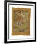 Tibetan Fragment, with Dragon-Oriental School -Framed Premium Giclee Print